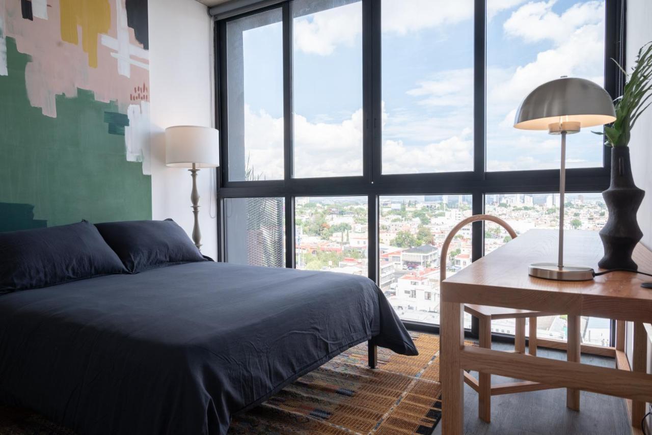 Galeria Flat Rooftop Pool Witgdl Guadalajara Dış mekan fotoğraf