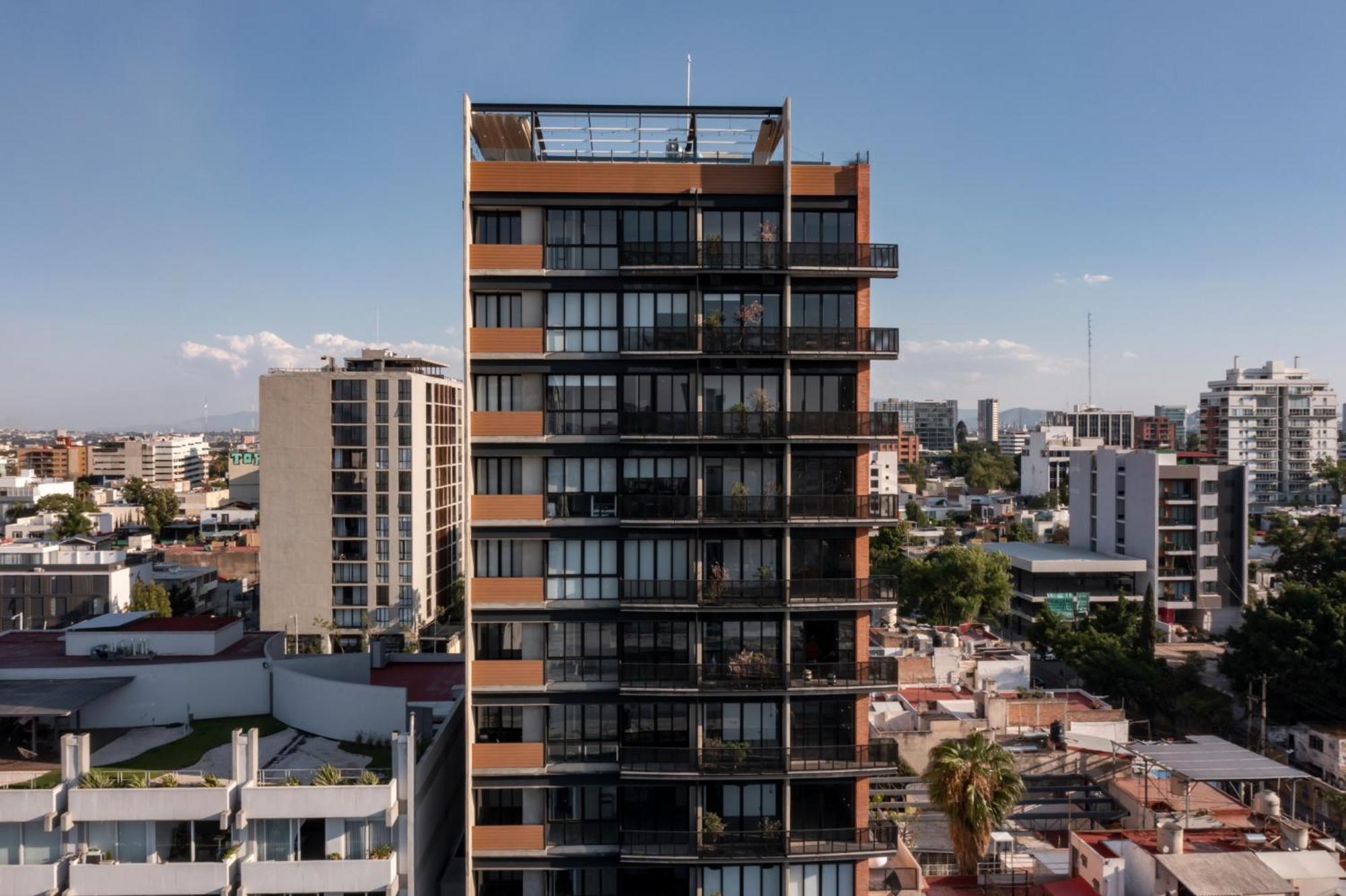 Galeria Flat Rooftop Pool Witgdl Guadalajara Dış mekan fotoğraf