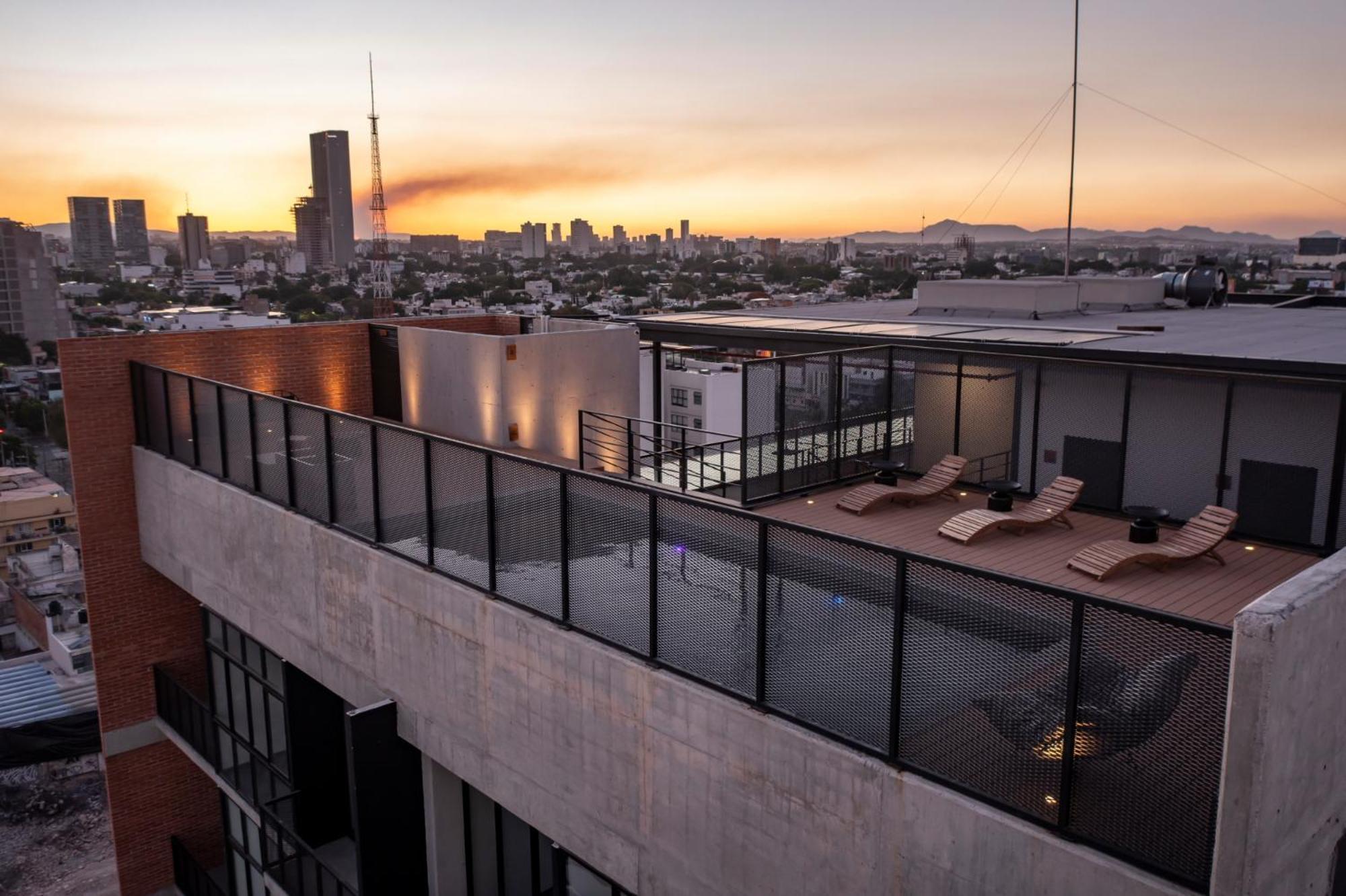 Galeria Flat Rooftop Pool Witgdl Guadalajara Dış mekan fotoğraf